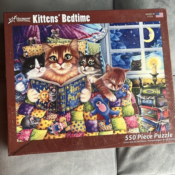 “550 Piece Puzzle: Kitten’s Bedtime” - Picture 7 of 7